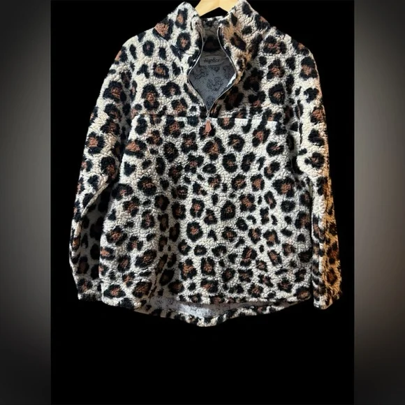 Haptics Sherpa women’s sweater animal print size small - Picture 7 of 14